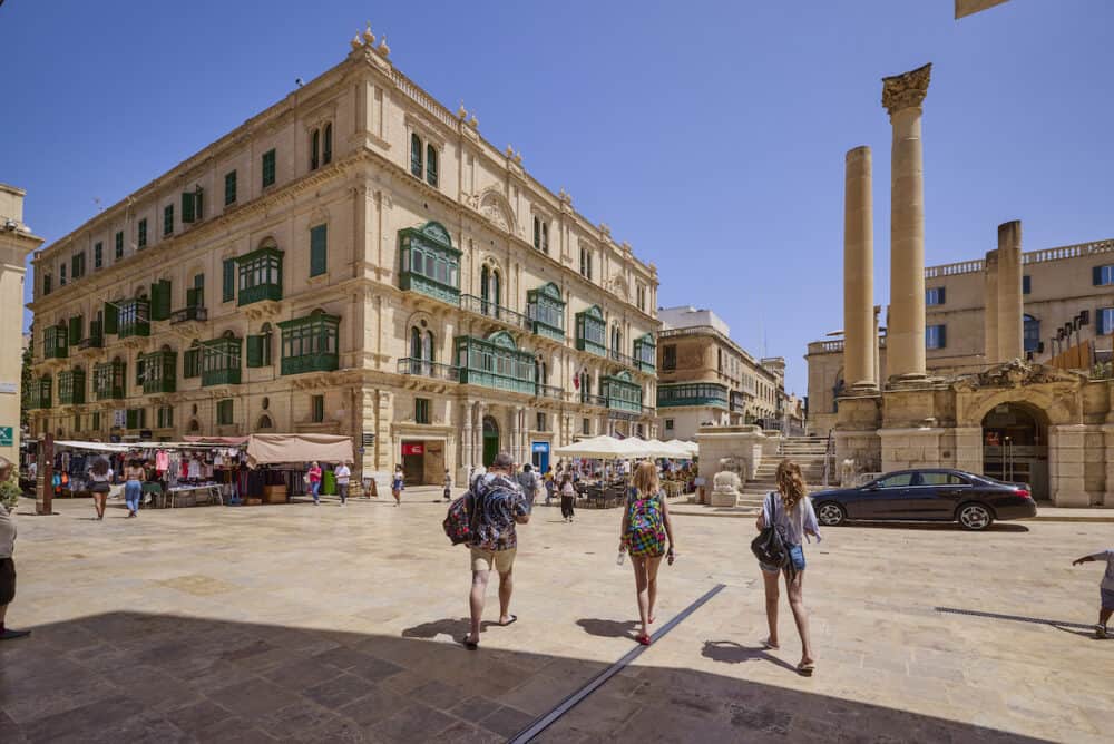 Valletta, Malta -  Pictures with various tourist attractions in Valletta, the capital of Malta.