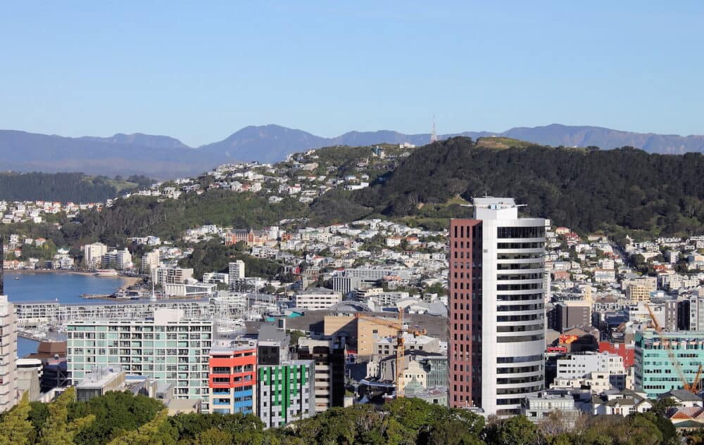 Wellington City Landscape, capital of New Zealand