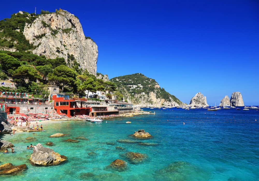 Marina Piccola on Capri Island, Italy, Europe