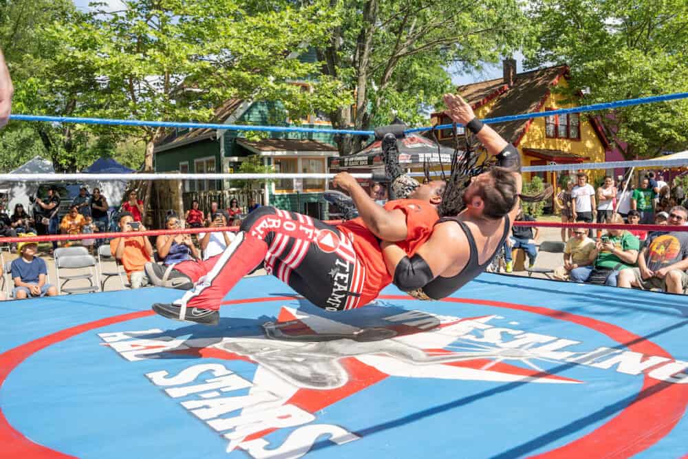 Lucha Libre Pro Wrestling performs live