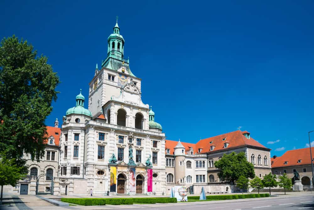 Munich, Germany -  View of the Bavarian National Museum in Munich, Germany