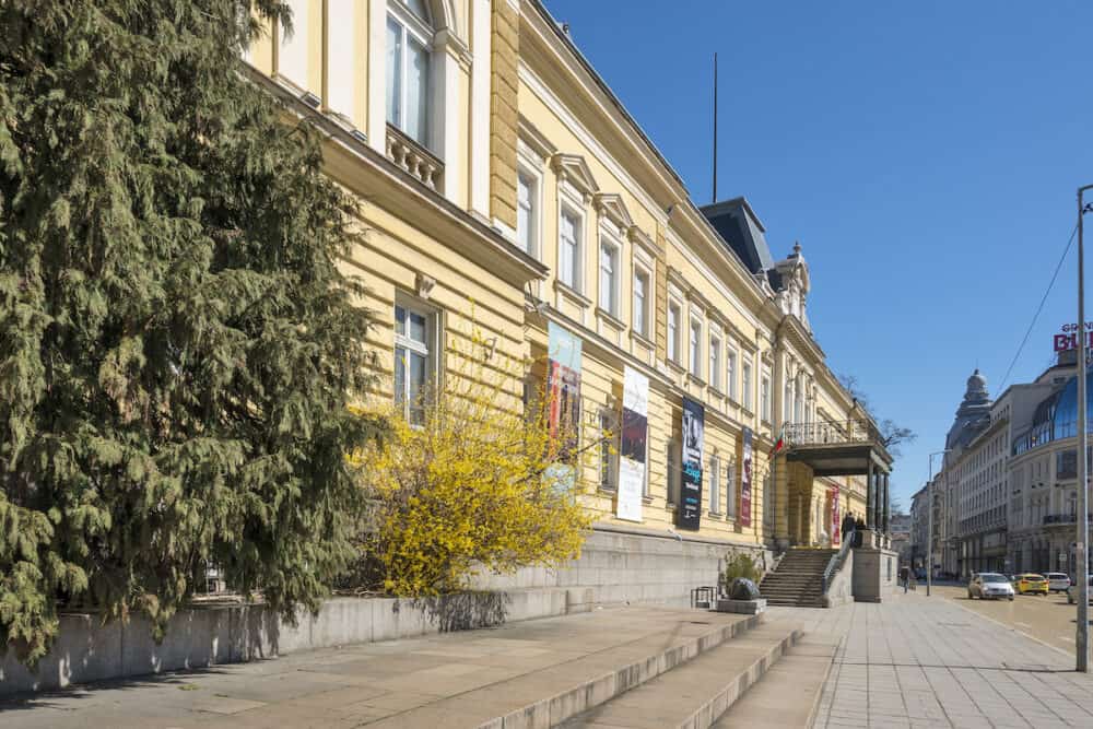 SOFIA, BULGARIA- Building of National Art Gallery (former Royal Palace), Sofia, Bulgaria