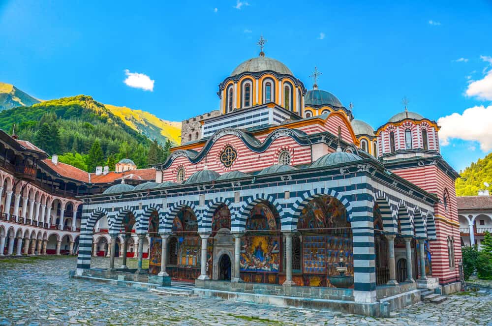 RILA MONASTERY, BULGARIA - Inside view of Monastery of Saint Ivan (John) of Rila (Rila Monastery), Kyustendil Region