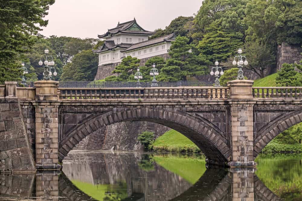 The Nijubashi Bridge leading to Imperial Palace