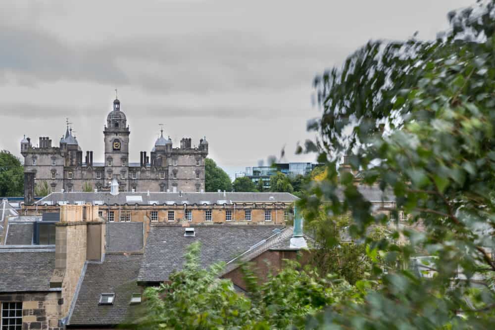 Facade of George Heriot's School in Edinburgh