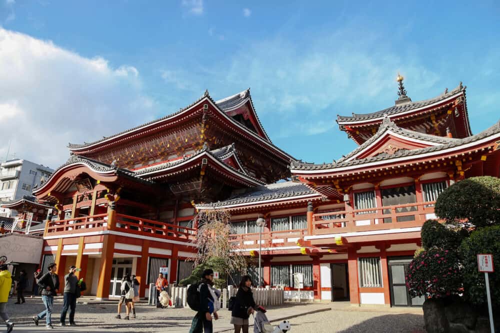 NAGOYA, JAPAN -  Osu Kannon temple in Nagoya, Japan