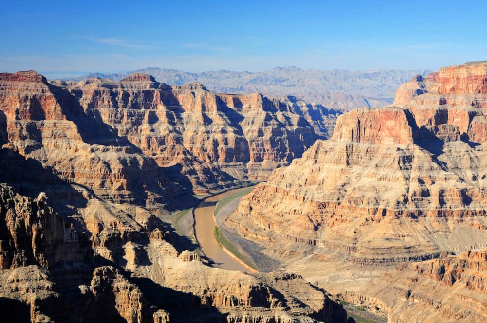 impressive view of Grand Canyon from touristic point
