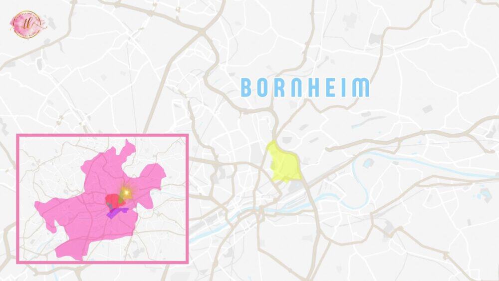 Map of Bornheim