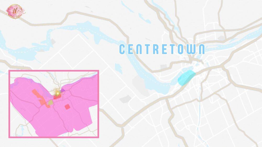 Map of Centretown