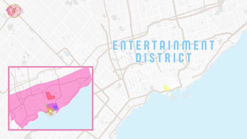 Map of Toronto Entertainment District
