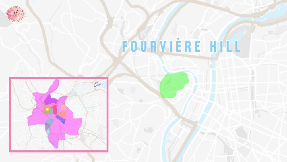 Map of Fourvière