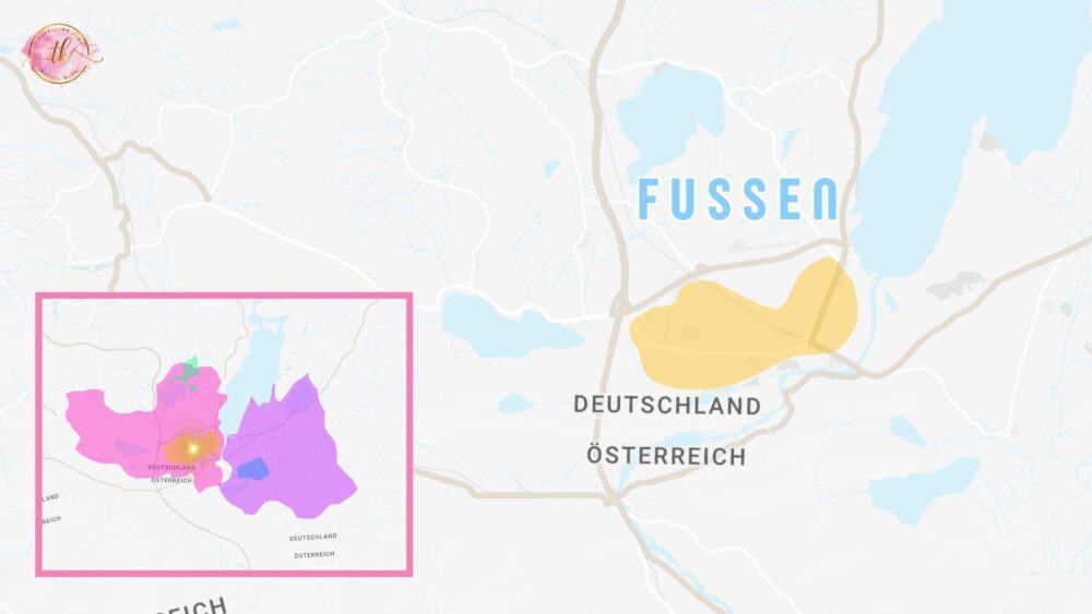 Map of Fussen Town