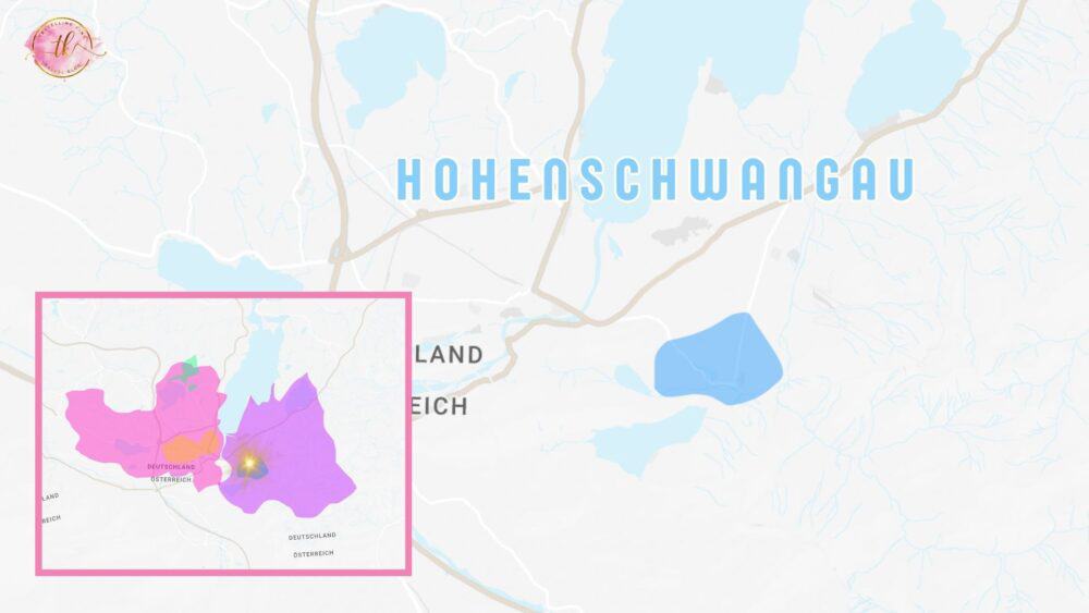 Map of Hohenschwangau