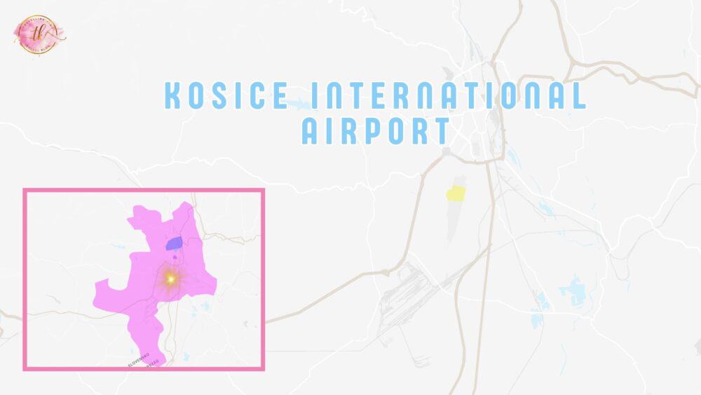 Map of Košice Internaitional airport