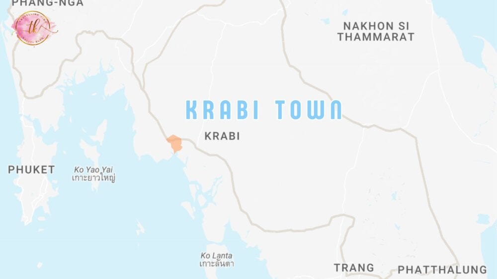 Krabi Town Map