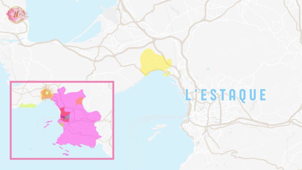 Map of L'estaque