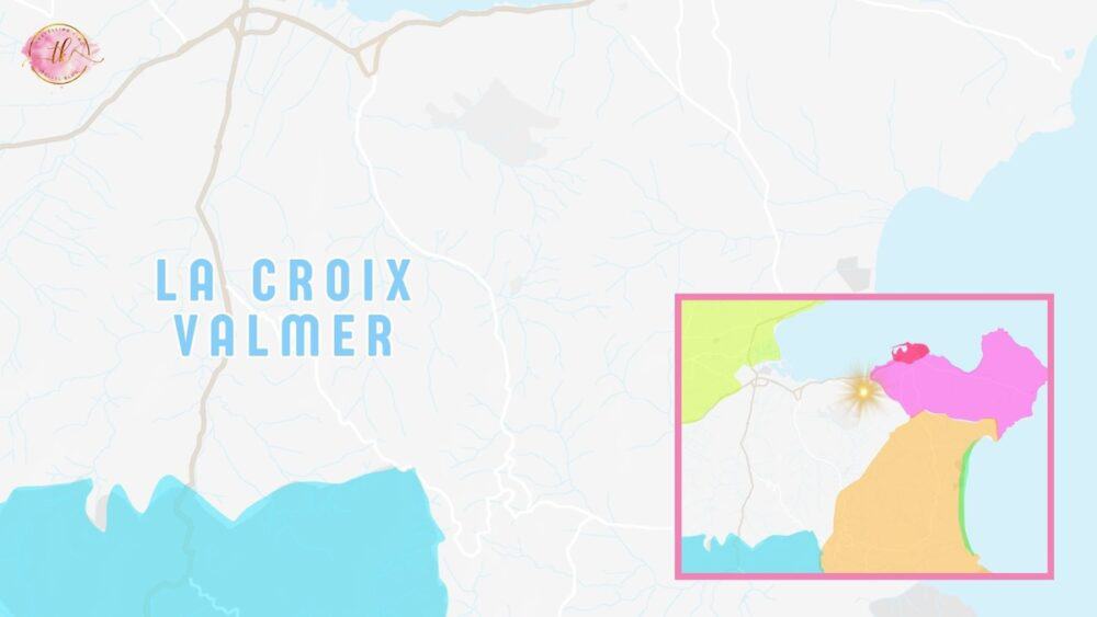 Maps of La Croix Valmer
