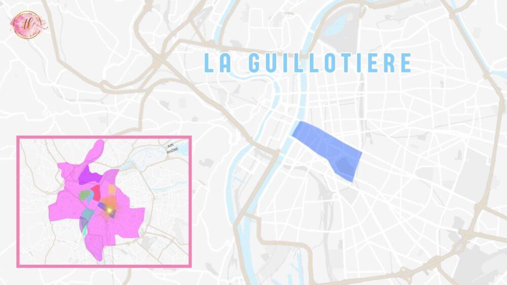 Map of La Guillotiere