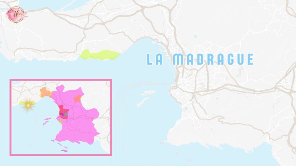Map of La Madrague