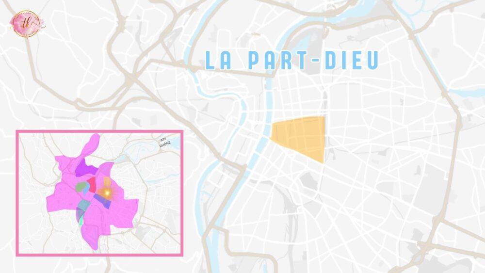 Map of La Part-Dieu