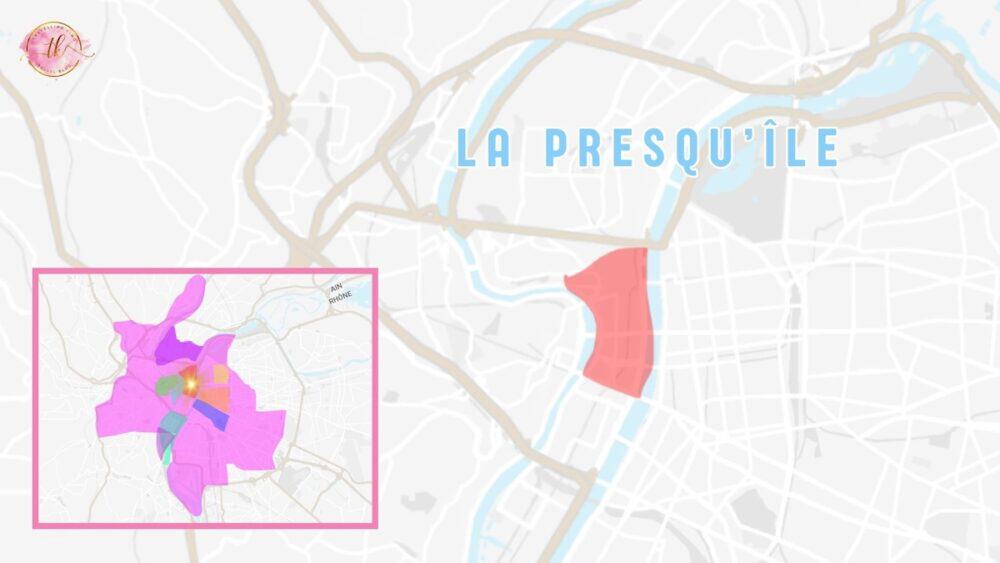 Map of La Presqu'île