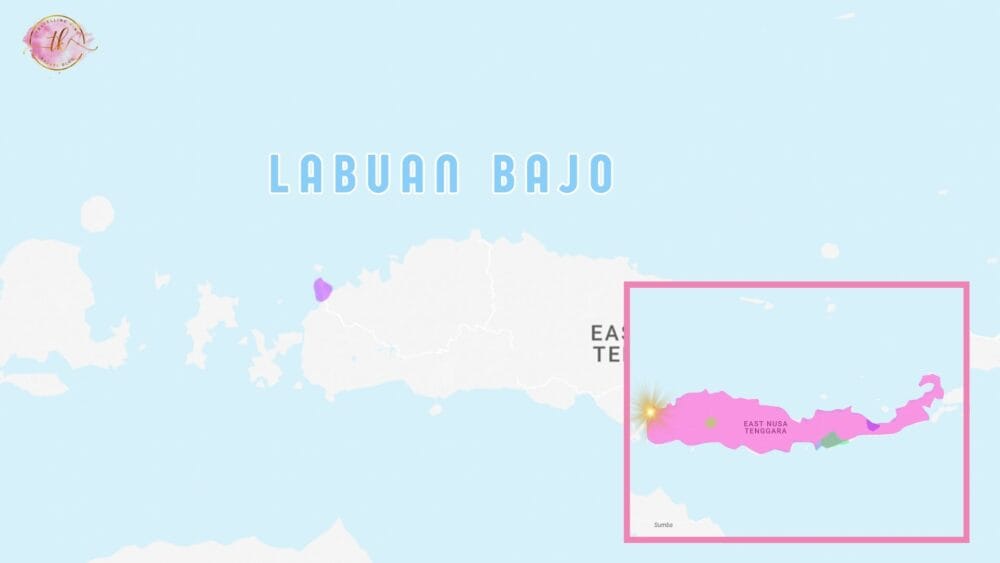 Map of Labuan Bajo