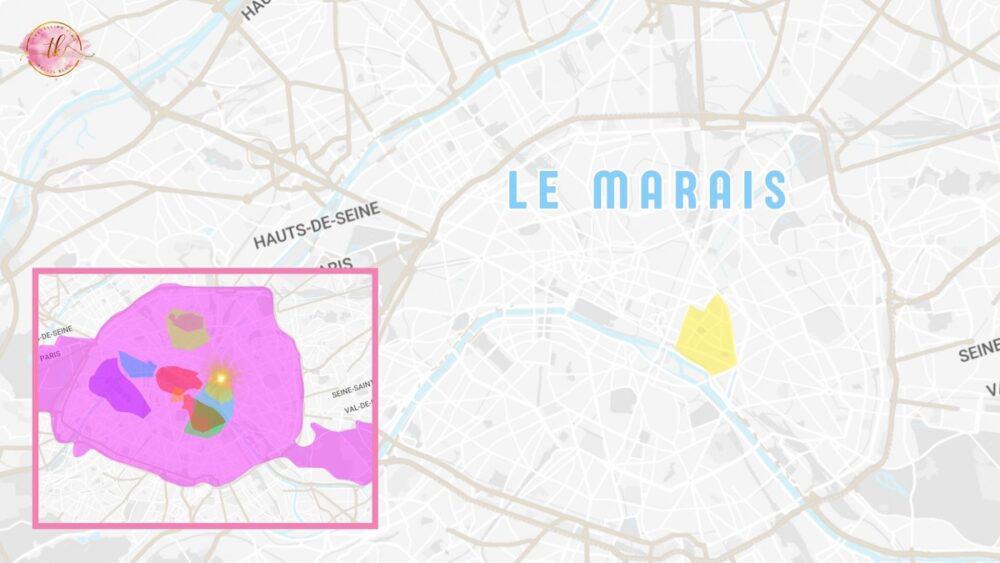 Map of Marais (4th Arr)