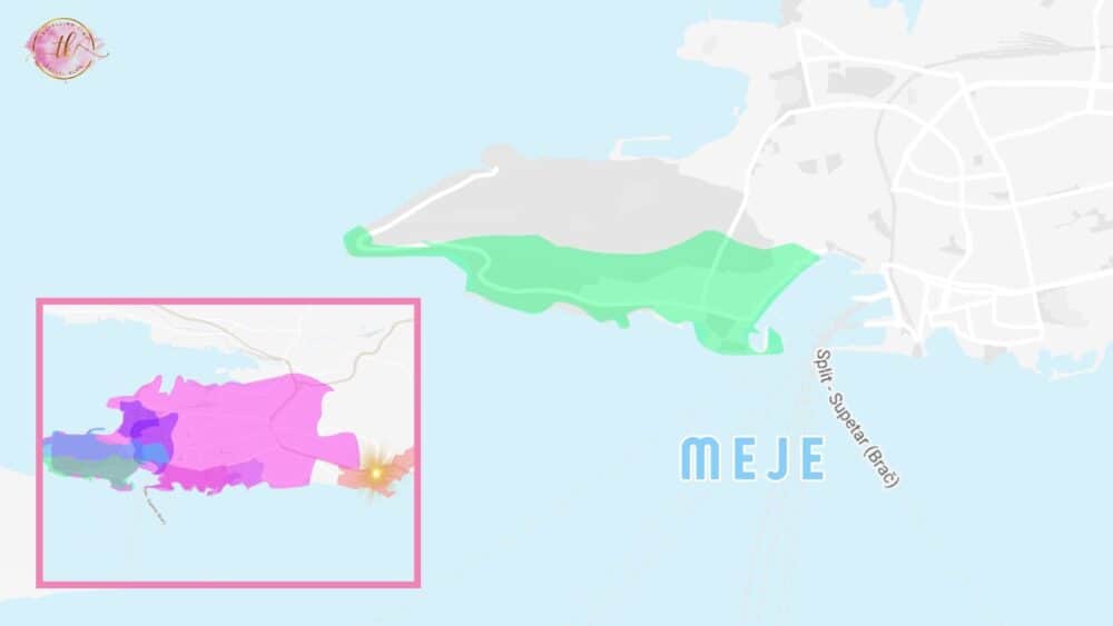Map of Meje