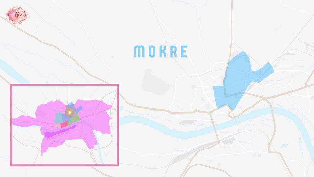 Map of Mokre