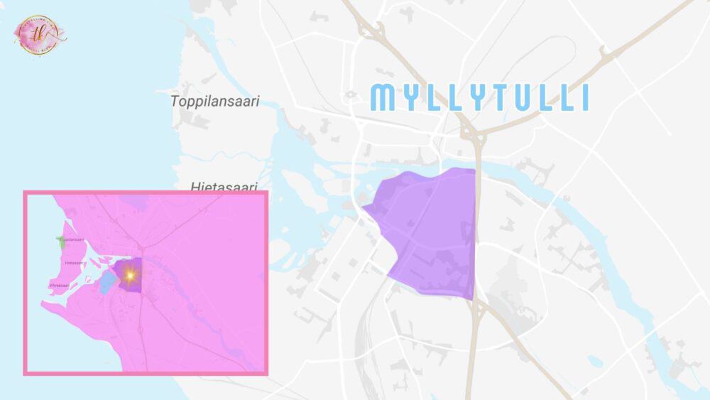 Map of Myllytulli