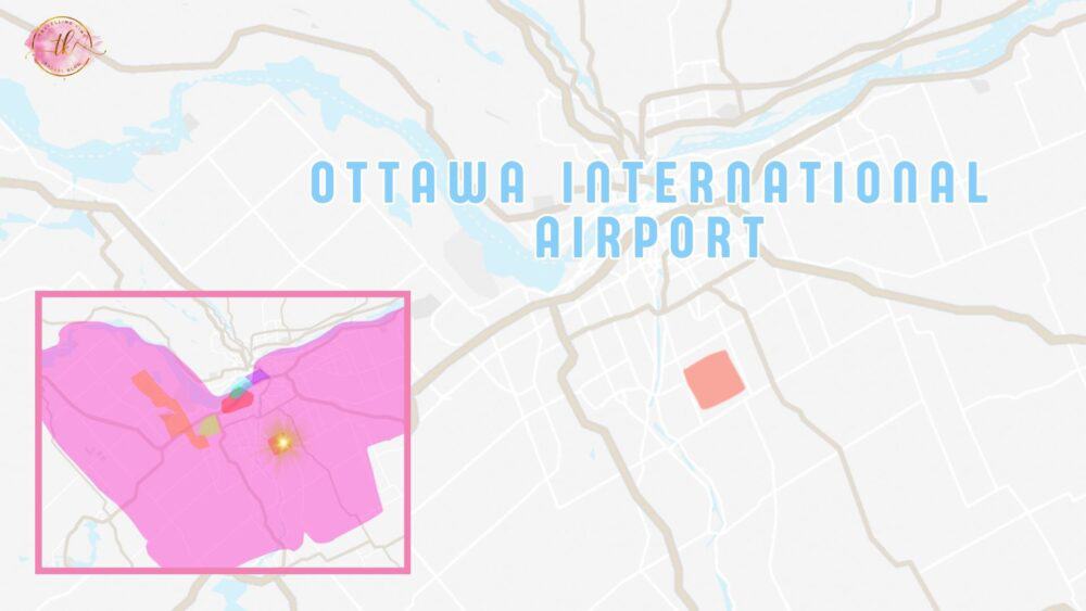 Map of Ottawa International Airport