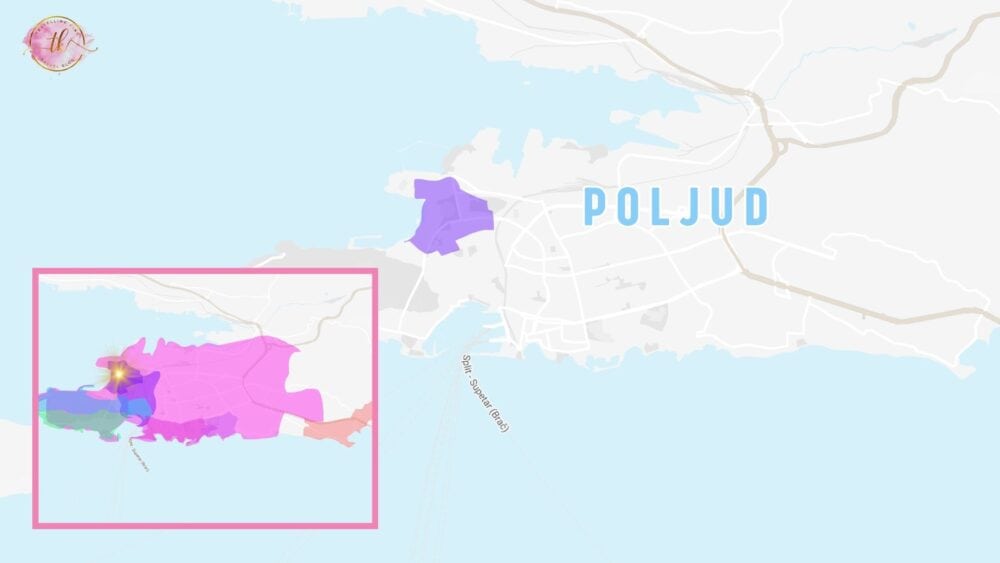 Map of Poljud