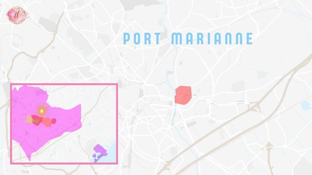 Map of Port Marianne