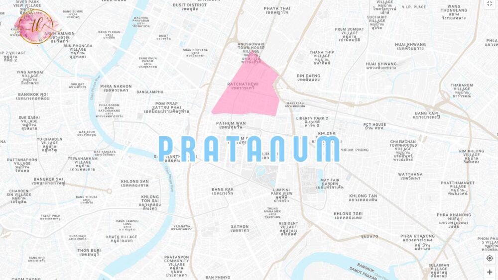 Pratunam Bangkok Map