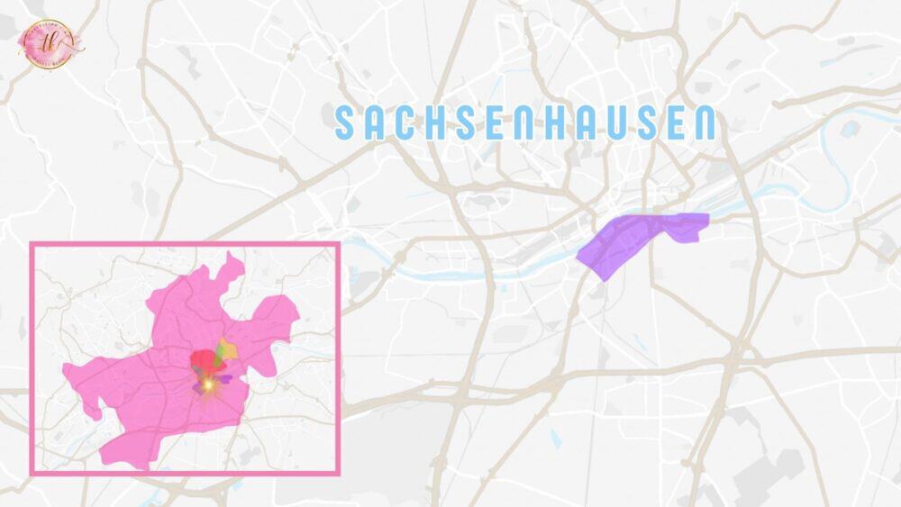 Map of Sachsenhausen
