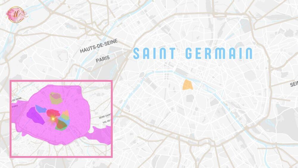 Map of Saint-Germain (6th Arr)