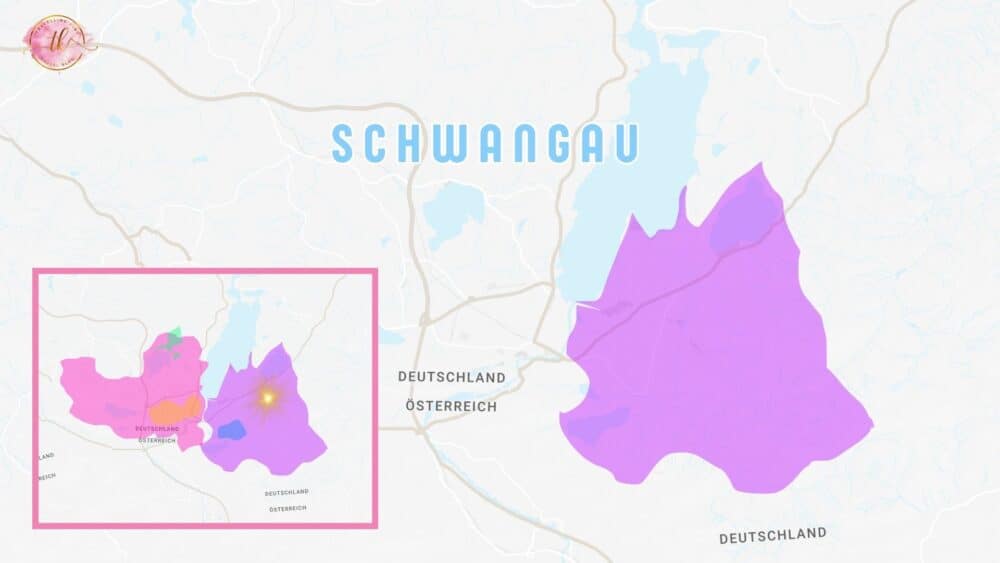 Map of Schwangau