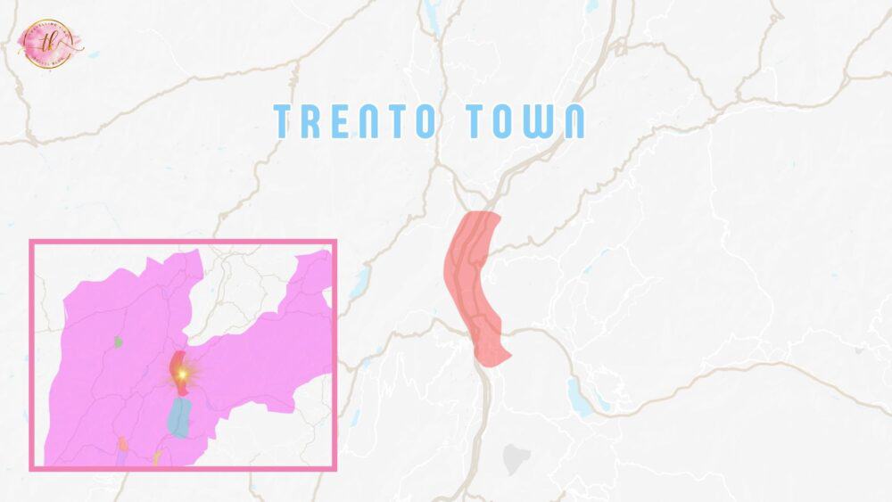 Map of Trento Town