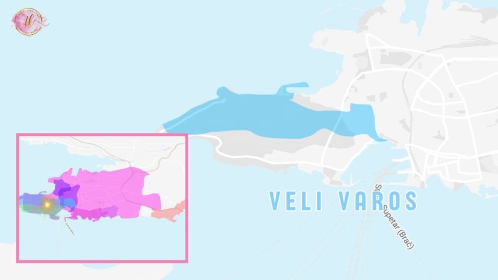 Map of Veli Varos