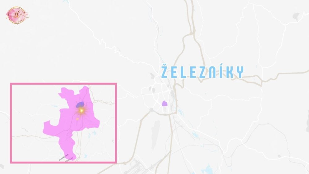Map of Zelezniky