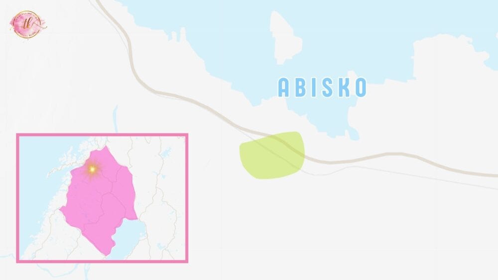 Map of Abisko