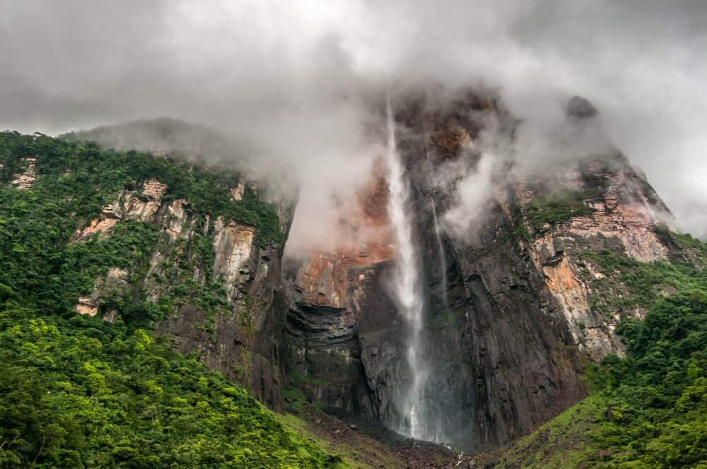 Angel Falls the world's highest waterfall Venezuela