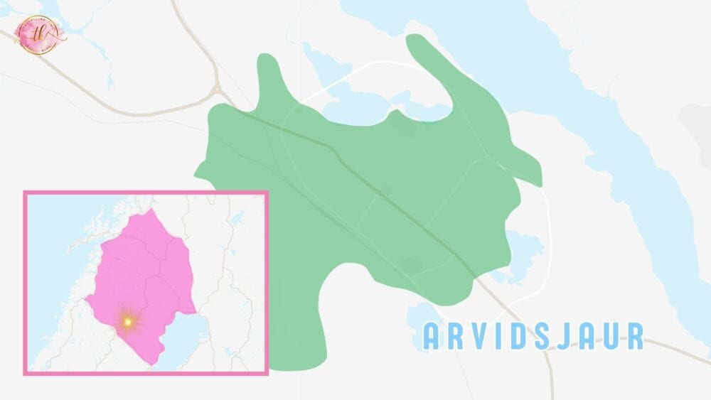 Map of Arvidsjaur