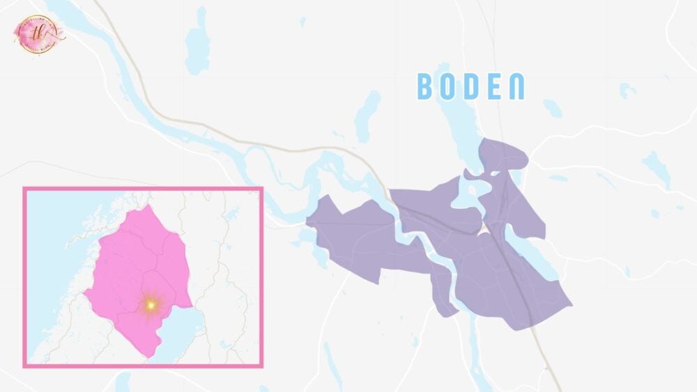 Map of Boden