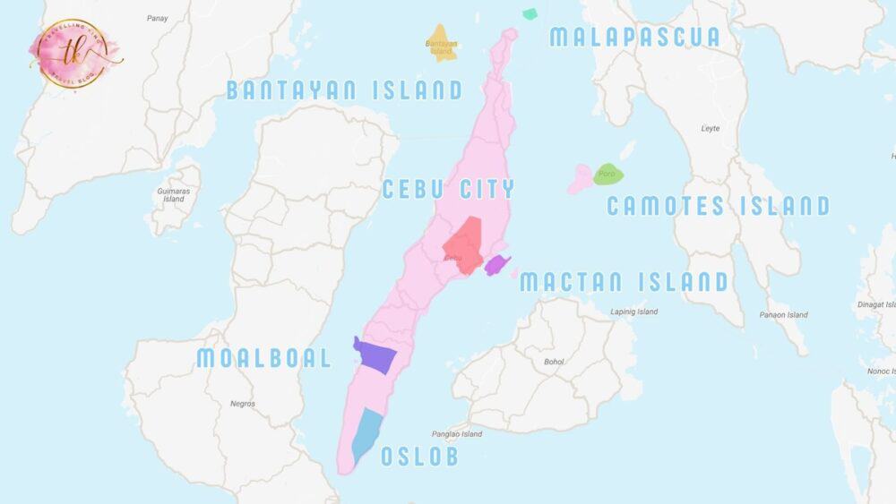 cebu destination maps