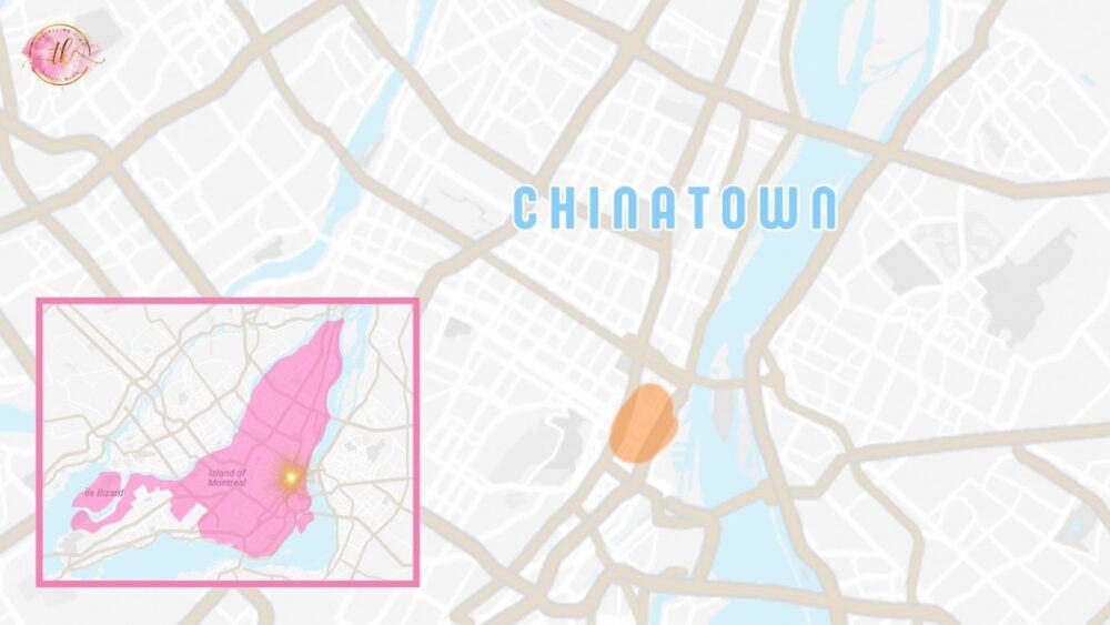 Montreal Chinatown Map