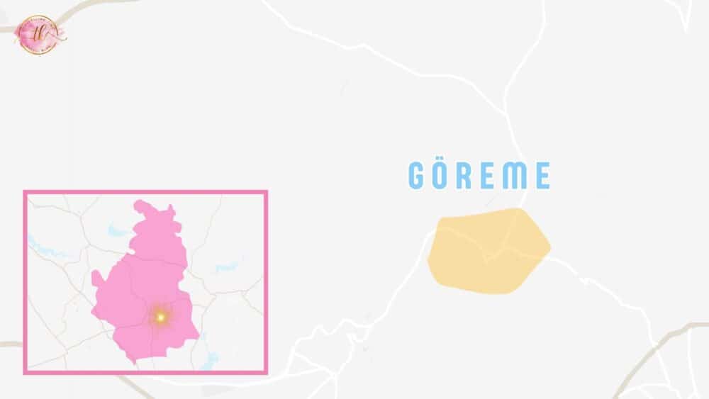 Map of Göreme