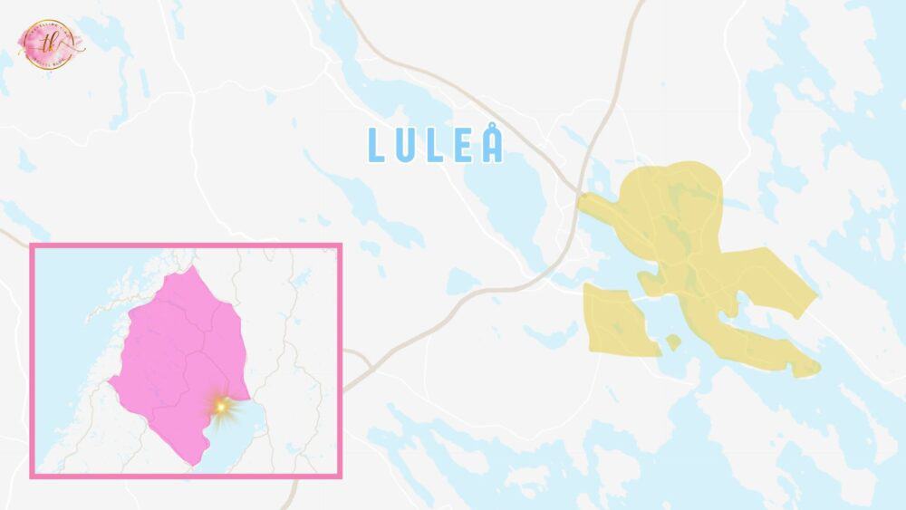 Map of Luleå
