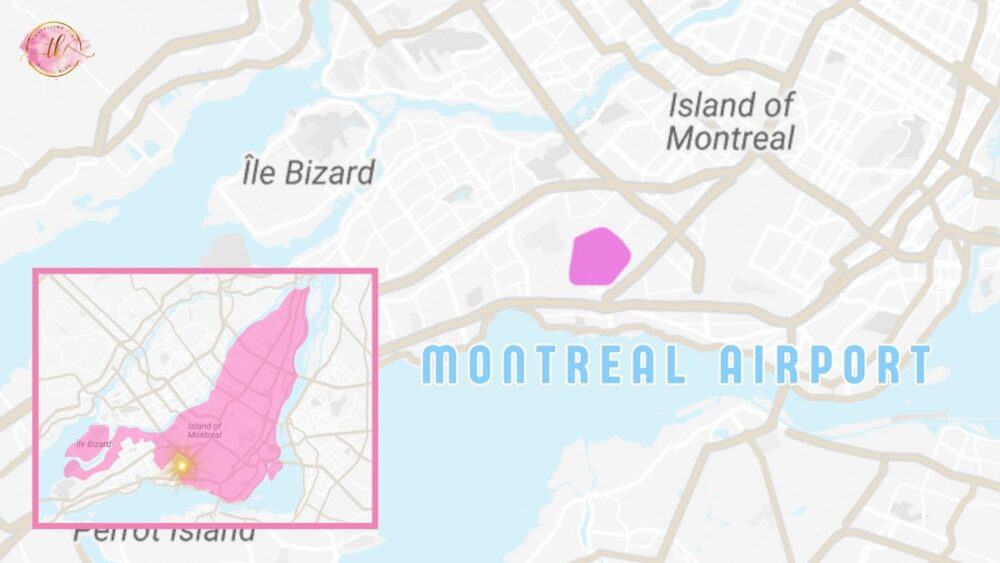 Montreal Airport map