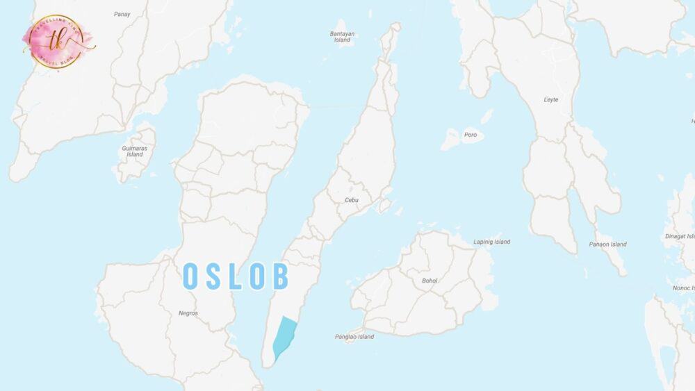 Map for Oslob Cebu